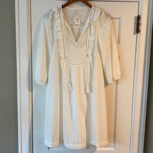 Anthropologie eyelet dress, size 2